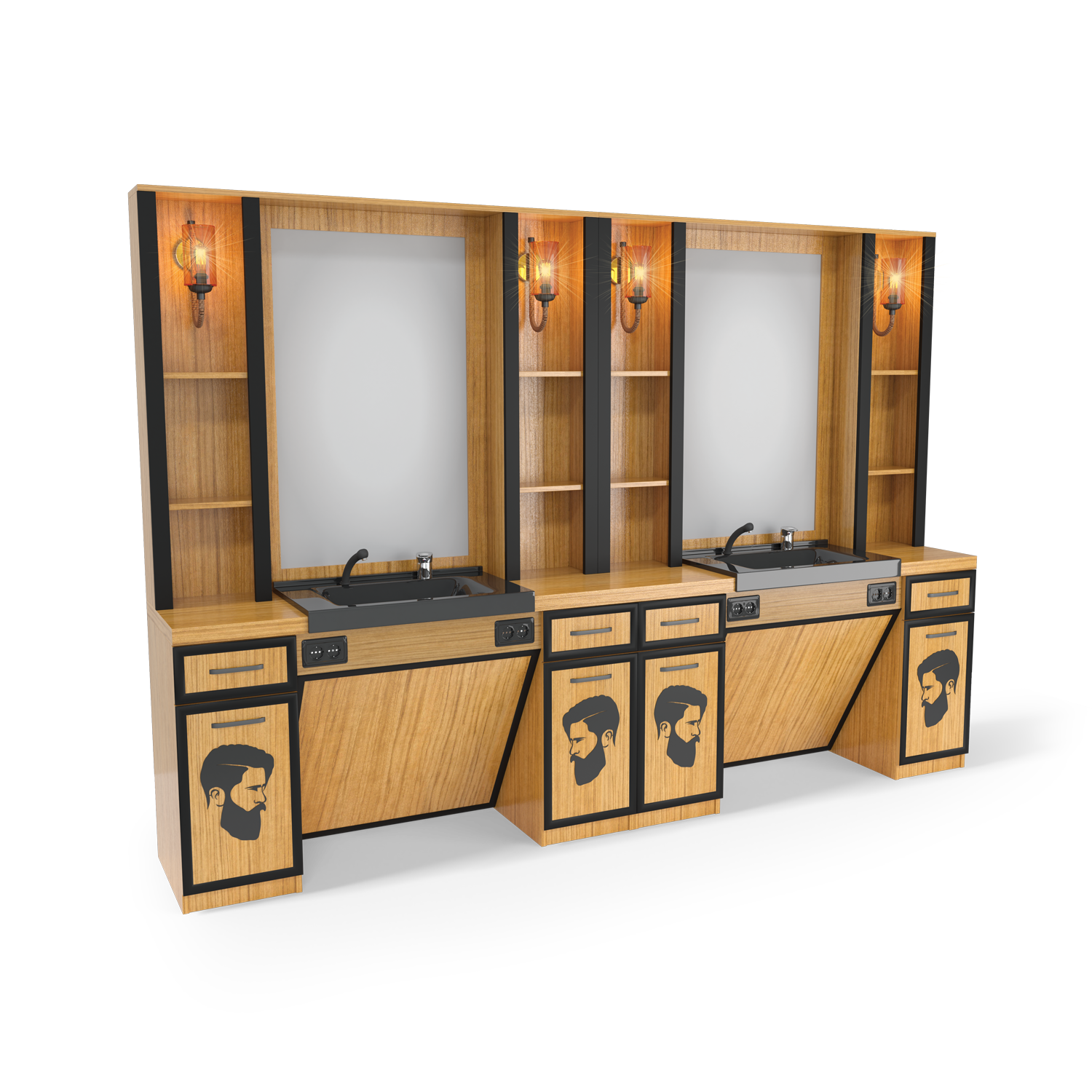 Block Barber Bench BBT-104